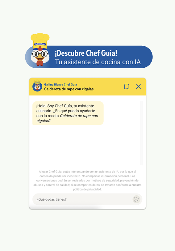 IMAGE Caso de Éxito · Gallina Blanca Agentic Experience