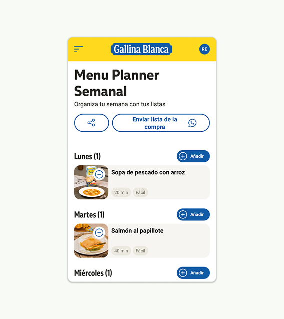 IMAGE Caso de Éxito · Gallina Blanca Agentic Experience