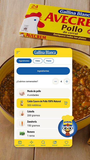 Caso de Éxito · Gallina Blanca Agentic Experience