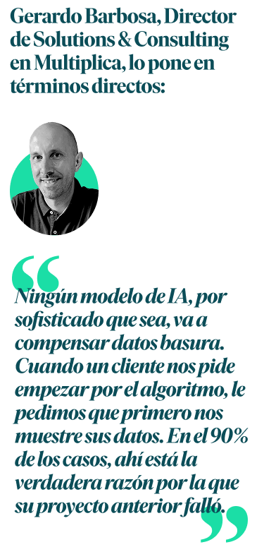 Gerardo Barbosa, Director de Solutions & Consulting en Multiplica, lo pone en términos directos: 