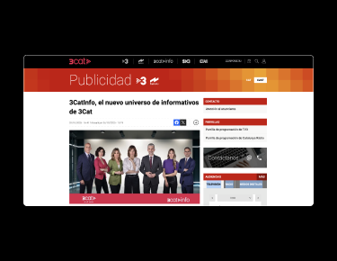 IMAGE Caso de Éxito · 3CatInfo · Experiencia digital